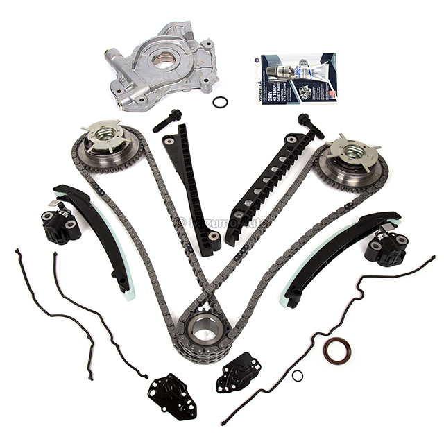 Timing Chain Kit Cam Phaser Oil Pump Fit 04-10 Ford F150 5.4 Triton 3 