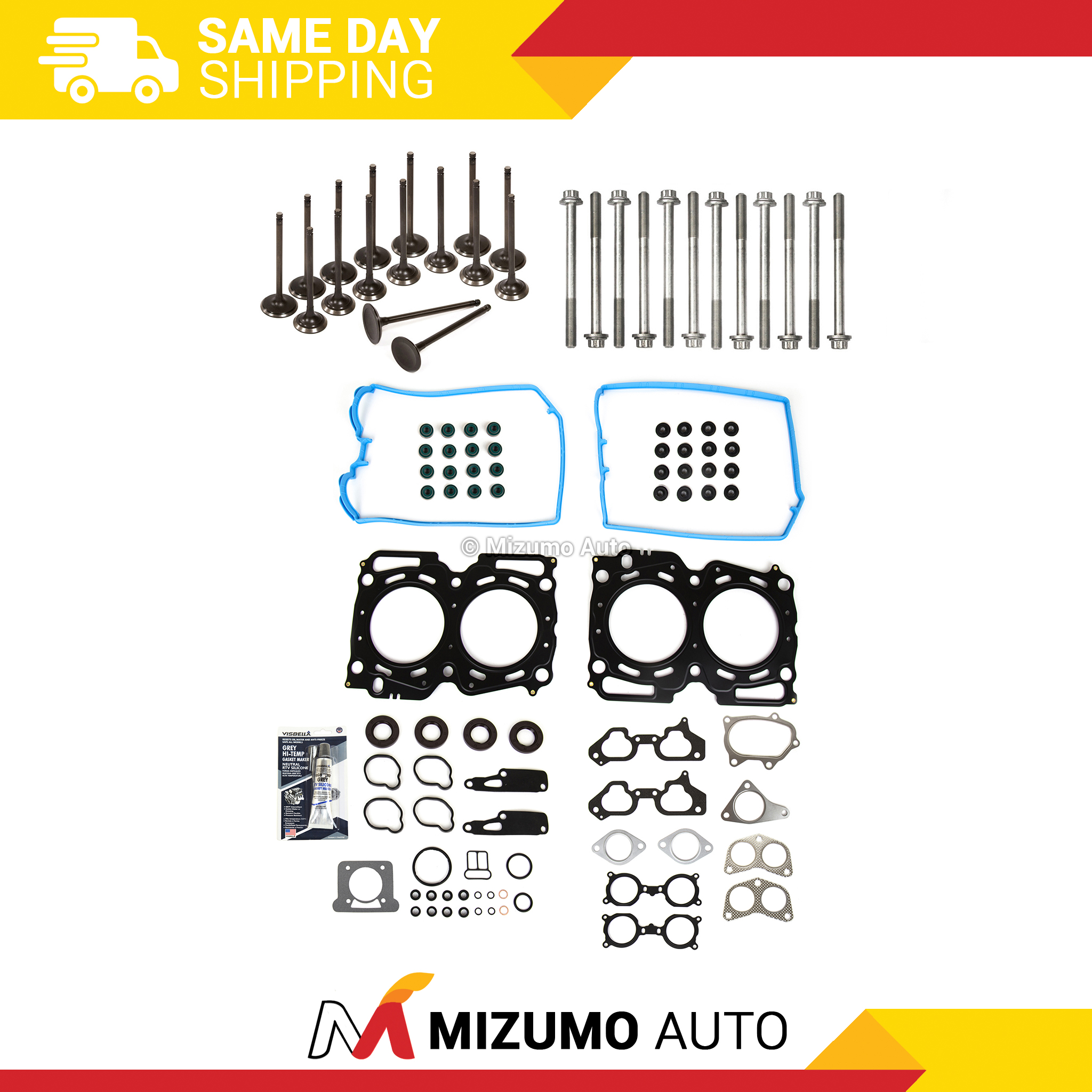 Head Gasket Set Intake Exhaust Valves Fit Subaru Impreza Usdm