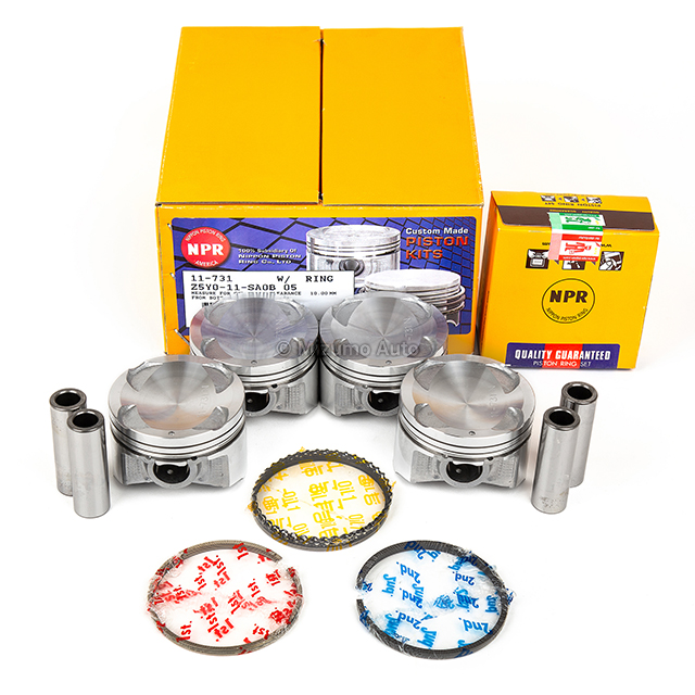 10-731 NPR Pistons w/ Rings fit 95-98 Mazda Protege 1.5L DOHC Z5