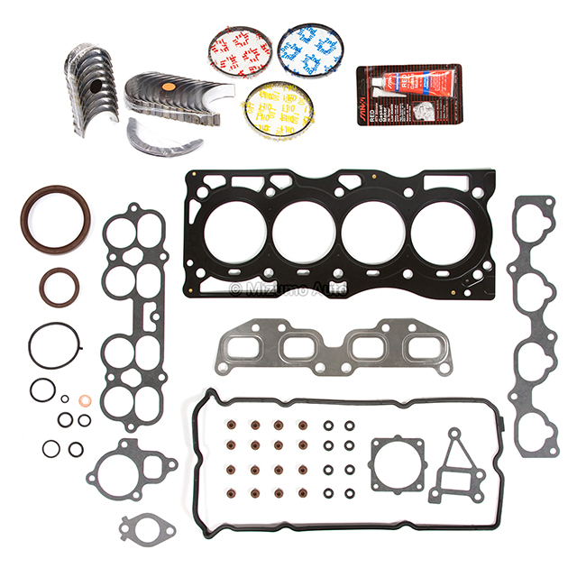 GRAPHITE FULL SET RINGS BEARINGS Fit 02-06 Altima Sentra 2.5L QR25DE