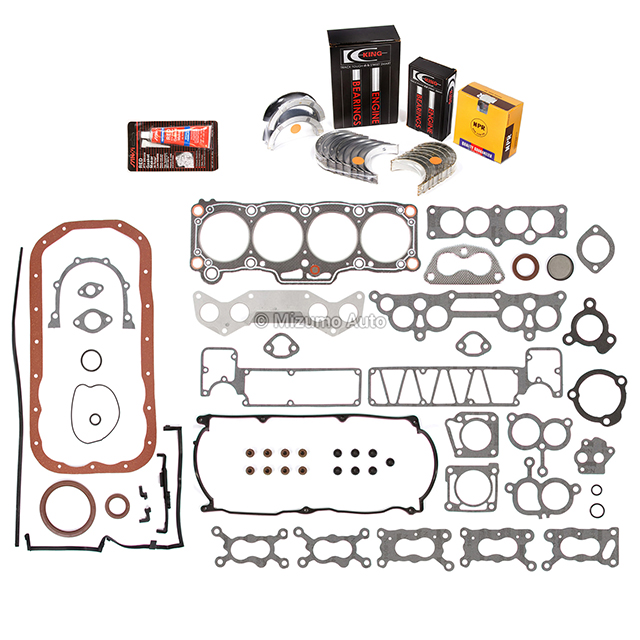Fits 87-93 Mazda B2200 2.2 SOHC Engine Full Gasket Piston Rings Bearings Set F2L