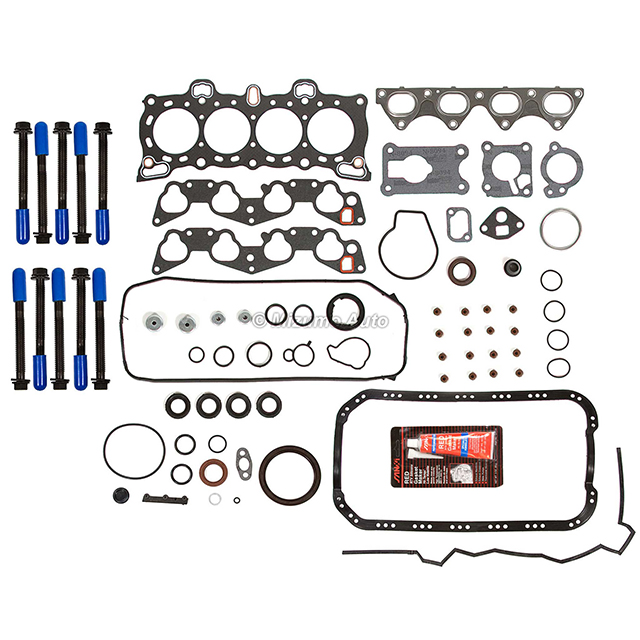 HS9123PT, HS9123PT-1, HS9123PT-2, CS9123 Full Gasket Set Head Bolts Fit 88-95 Honda Civic Del Sol SOHC 1.5 D15B D16A6 16V