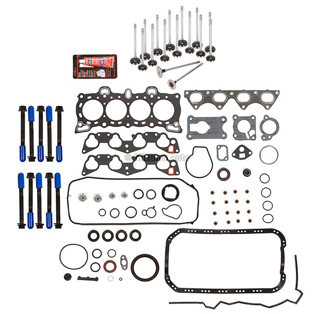 Full Gasket Set Intake Exhaust Valves Fit 92-95 Honda Civic D15B1 D15B7 D16A6