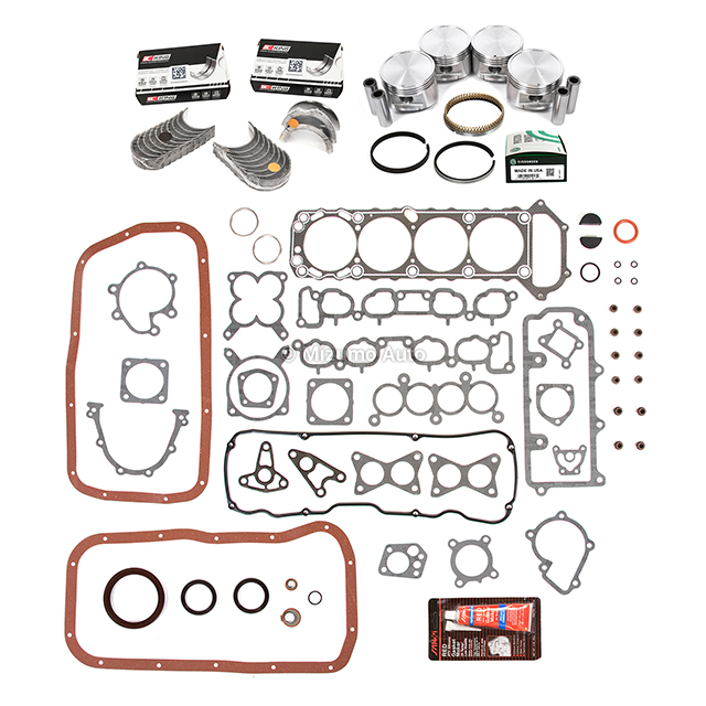 11-676, HS9646PT, CS9946 Full Gasket Set Pistons Bearings Fit 90-97 Nissan D21 Pickup 2.4L SOHC KA24E