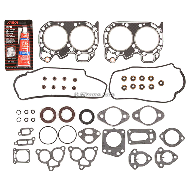 HS9392PT-2 Head Gasket Set Fit 85-94 Subaru 1800 Loyale XT 1.8 SOHC 8V EA82T - Silicone