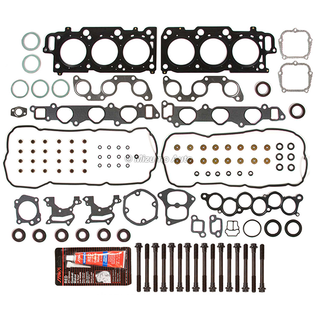 HS9592PT, HS9295PT-1, HS9592PT-2, ES71036 Head Gasket Bolts Set Fit 99-06 Toyota Sienna Highlander Lexus 3.0 DOHC 1MZFE