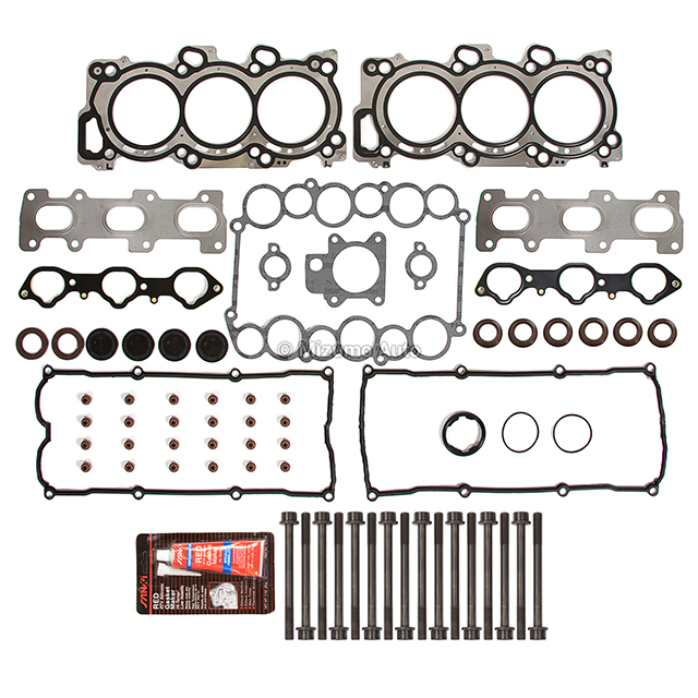 HS9254PT Head Gasket Bolts Set Fit 98-04 Acura Honda Isuzu V6 3.2 3.5 DOHC 24V 6VE1 6VD1