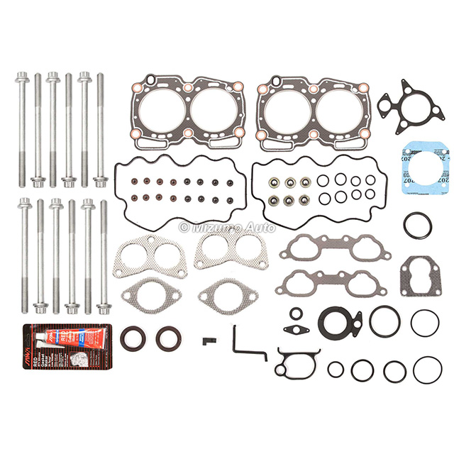 HS9854PT, HS9854PT-1 Head Gasket Bolts Set Fit 90-98 Subaru Impreza Legacy 2.2 SOHC 16V EJ22E