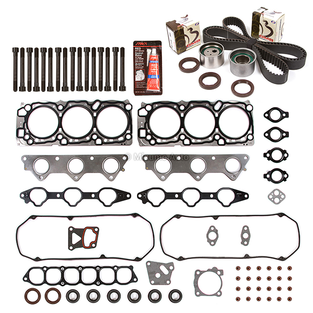 HS26193PT, HS26193PT-1, ES72859 Head Gasket Set Timing Belt Kit Fit 97-04 Mitsubishi Montero Sport 6G74