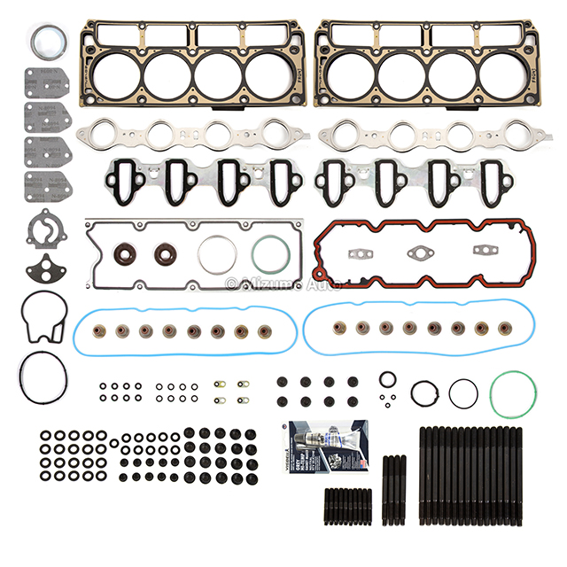 HS26191PT, HS26191PT-1, HS26190PT-2, ES72173 Head Gasket Set Head Studs Fit 02-04 Chevrolet GMC Buick Cadillac 4.8 & 5.3 OHV