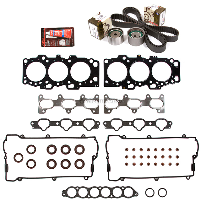 Fit 04-09 Hyundai Sonata Kia 2.7 DOHC G6BA Head Gasket Set Timing Belt Kit