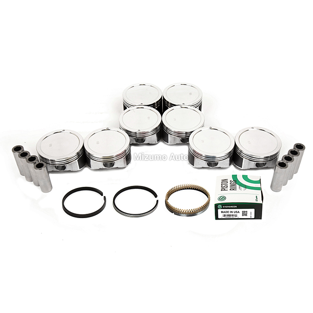 10-823 Pistons w/ Rings fit 99-03 Chevrolet Express 2500 Silverado GMC Hummer 6.0L OHV