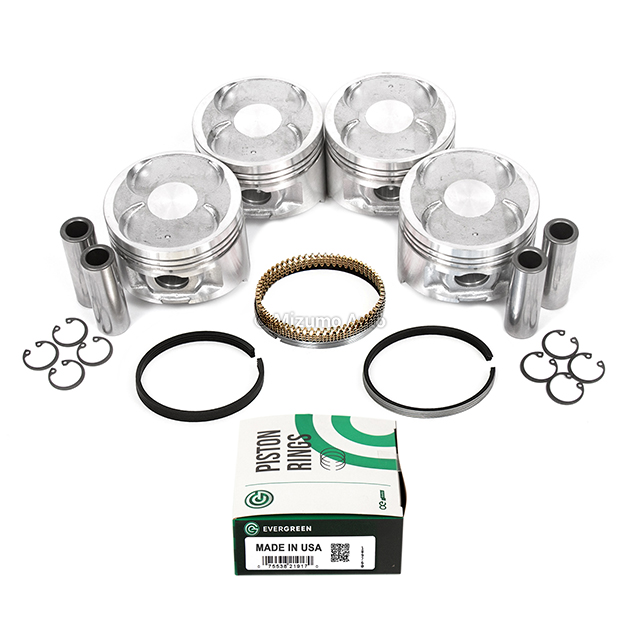 10-660 Pistons w/ Rings fit 88-89 Toyota Corolla GTS GEO 1.6L 4AGE