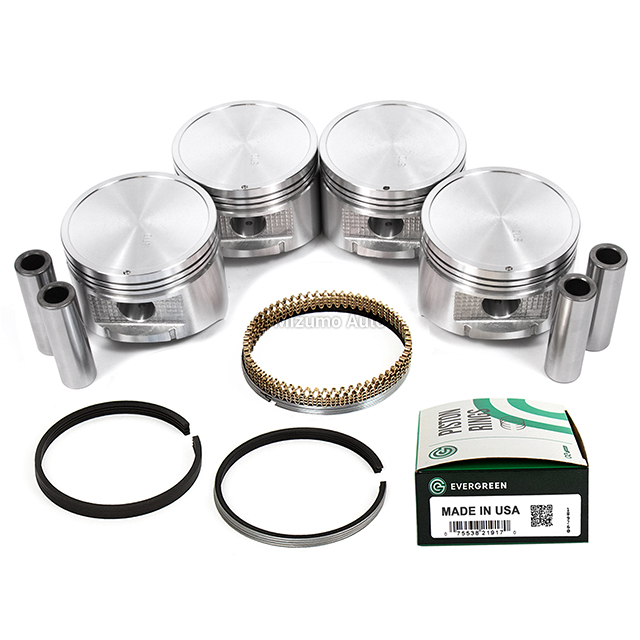 10-676 Pistons w/ Rings fit 90-97 Nissan D21 Pickup 2.4L KA24E DOHC 12V