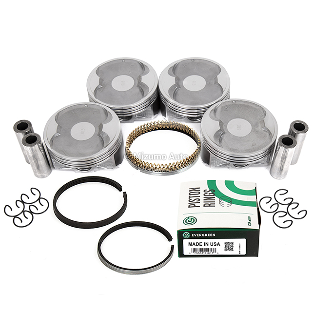 10-921 Pistons w/ Rings fit 06-10 Subaru Legacy Forester Outback 2.5 SOHC EJ253