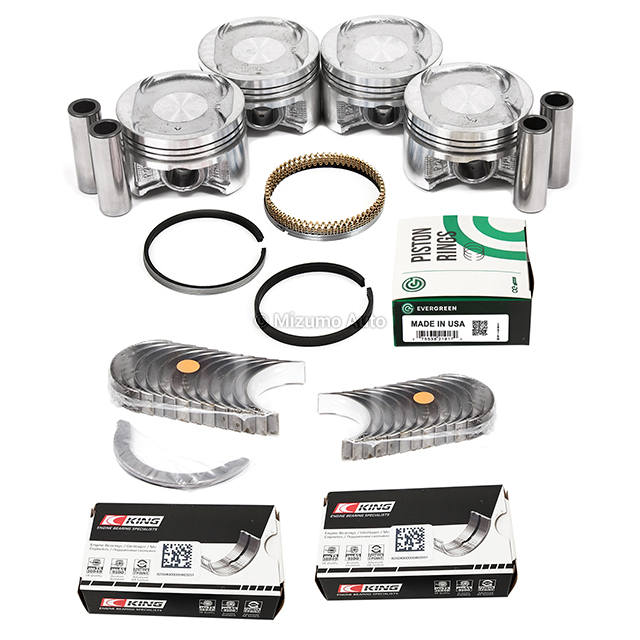 96-00 Honda Civic Del Sol 1.6 D16Y5 D16Y7 D16Y8 Pistons Rings Main Rod Bearings