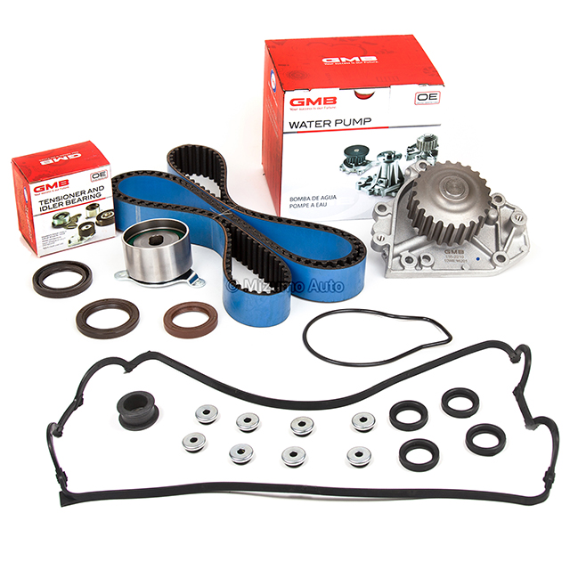 14400-P2T-004, 14510-P30-003, 19200-P72-013, TS26227, ITM227 Timing Belt Kit Water Pump Valve Cover  Gasket Fit 96-00 Honda 1.6L B16A2