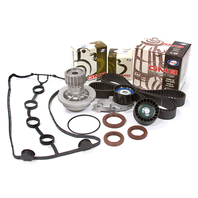 96858745, 96350526, 96350550, 96930074, TS26335, ITM335 Timing Belt Kit Valve Cover GMB Water Pump Fit 04-08 Chevy Aveo E-TEC II VIN 6