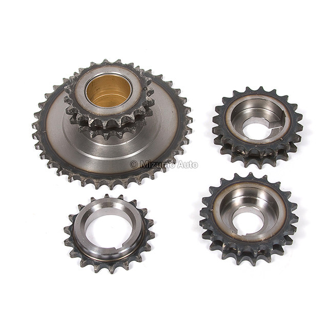 Evergreen TK3003WOPA Compatible With Nissan KA24DE DOHC 16V Timing Chain Kit w//Oil Pump AISIN Water Pump