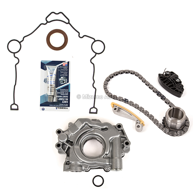 53022316AC, 53022317AC, 4893429AA, 53022115AH Timing Chain Kit Oil Pump Gasket Fit 09-15 Dodge Charger Durango 5.7L 6.4L 