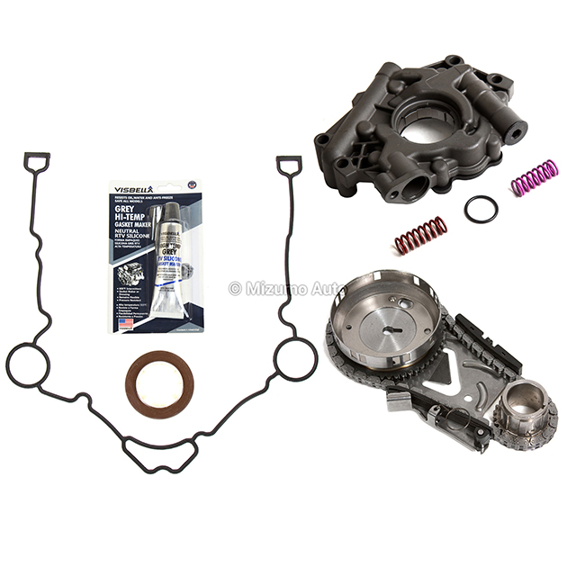 53021304AE, 53021307AA, 53021308AC, 53021582AD, 53021622AF Timing Chain Kit Oil Pump High Pressure Fit 04-08 Chrysler Dodge Jeep 5.7 6.1
